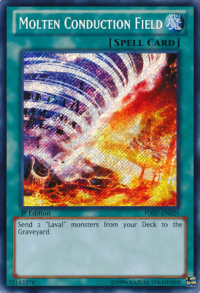 Molten Conduction Field [HA07-EN025] Secret Rare | Good Games Adelaide SA