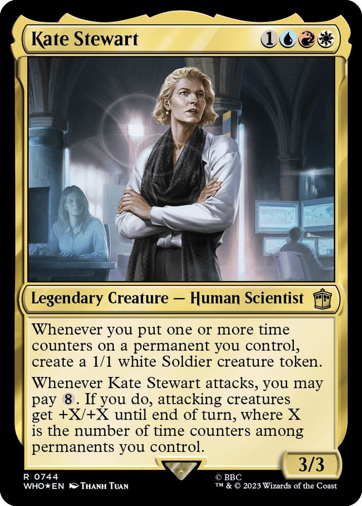 Kate Stewart 744 (Universes Beyond: Doctor Who)  - Foil | Good Games Adelaide SA