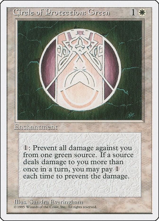 Circle of Protection: Green  (Fourth Edition)  | Good Games Adelaide SA