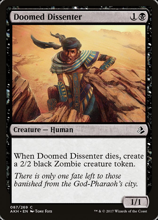 Doomed Dissenter [Amonkhet] | Good Games Adelaide SA