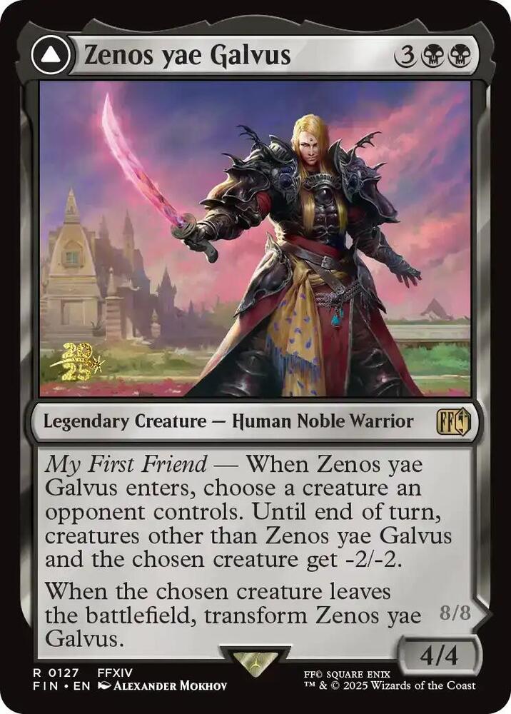 Zenos yae Galvus 127 (Prerelease Cards)  - Foil | Good Games Adelaide SA
