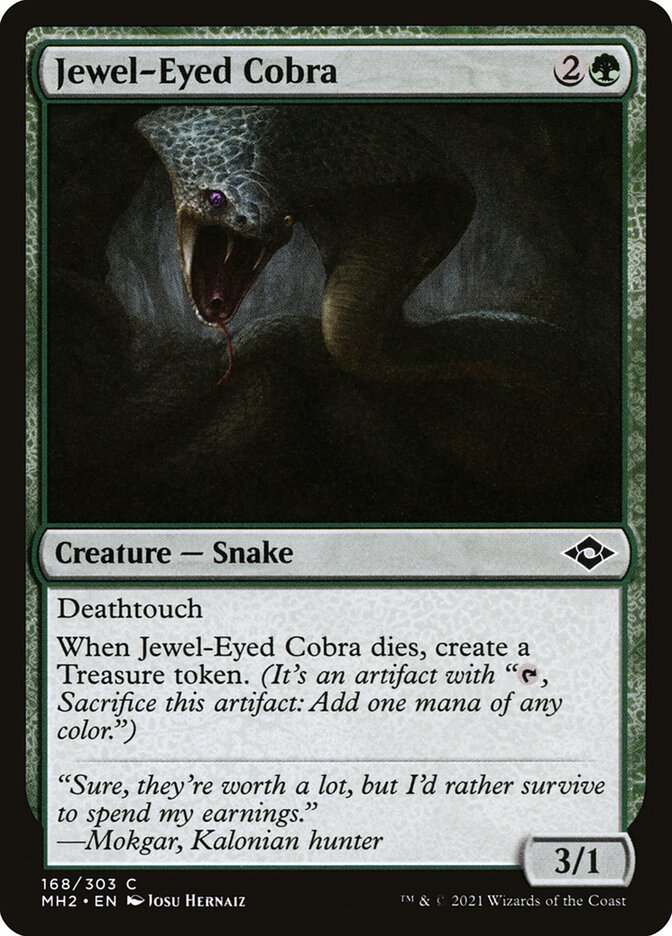 Jewel Eyed Cobra 168 (Modern Horizons 2)  - Foil | Good Games Adelaide SA
