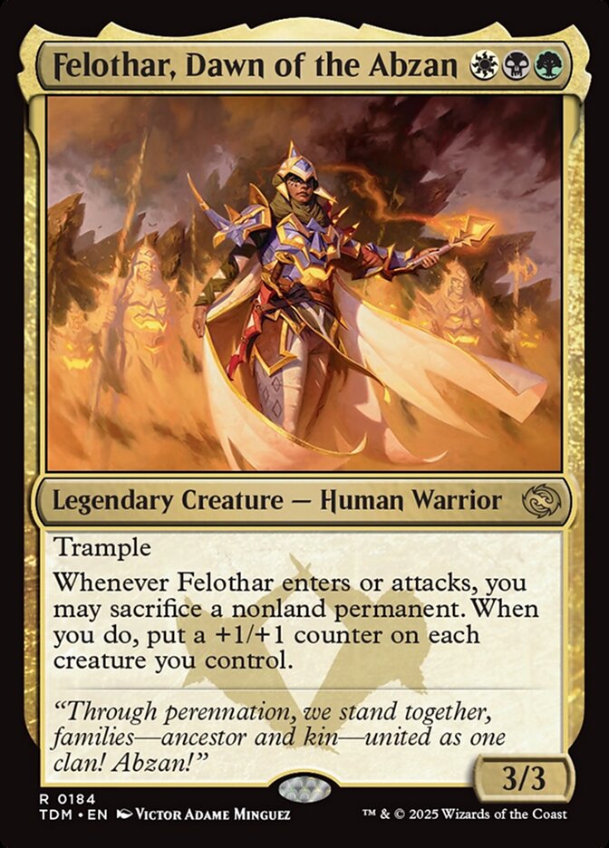 Felothar, Dawn of the Abzan 184 (Tarkir: Dragonstorm)  | Good Games Adelaide SA