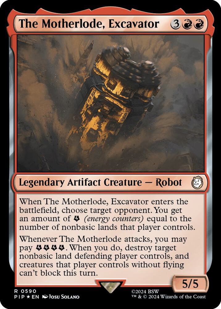 The Motherlode, Excavator 590 (Universes Beyond: Fallout)  - Foil | Good Games Adelaide SA