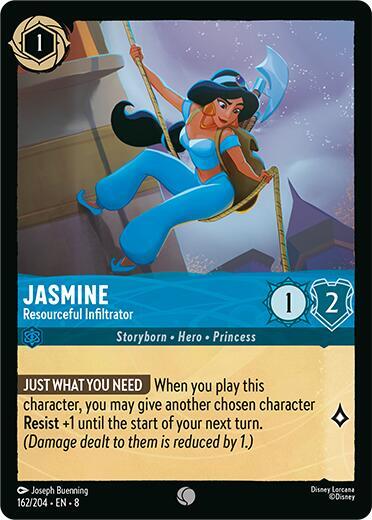 Jasmine Resourceful Infiltrator 162/204 (Reign of Jafar)  | Good Games Adelaide SA