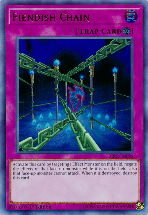 Fiendish Chain [LCKC-EN095] Ultra Rare | Good Games Adelaide SA