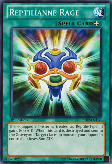 Reptilianne Rage [BP02-EN156] Mosaic Rare | Good Games Adelaide SA