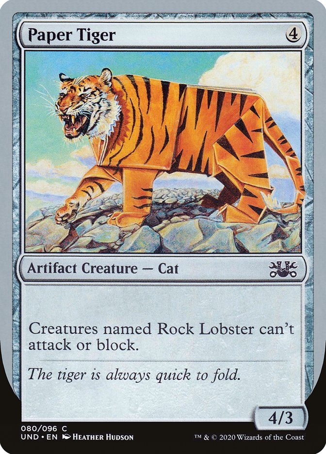 Paper Tiger 80 (Unsanctioned)  | Good Games Adelaide SA