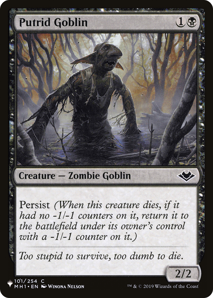 Putrid Goblin [The List Reprints] | Good Games Adelaide SA