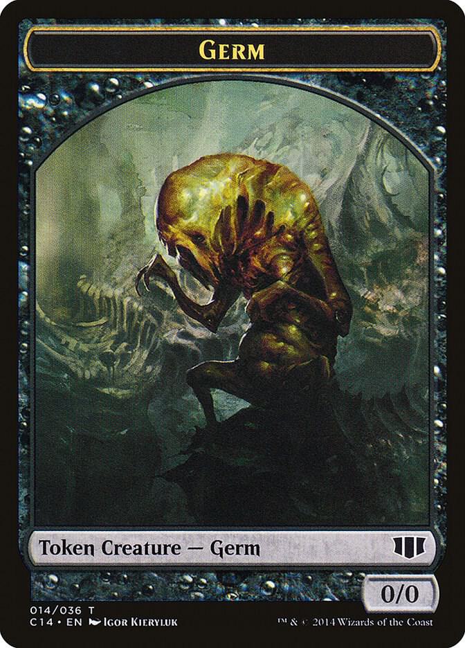 Germ Zombie 016 Double Sided Token 14 // 16 (Commander 2014)  | Good Games Adelaide SA