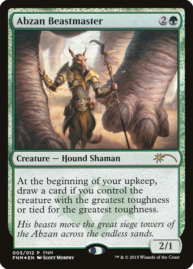 Abzan Beastmaster 5 (FNM Promos)  - Foil | Good Games Adelaide SA
