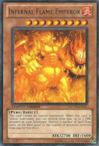 Infernal Flame Emperor [WCPP-EN011] Rare | Good Games Adelaide SA