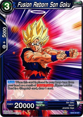 Fusion Reborn Son Goku (Starter Deck - Resurrected Fusion) (SD6-03) [Miraculous Revival] | Good Games Adelaide SA
