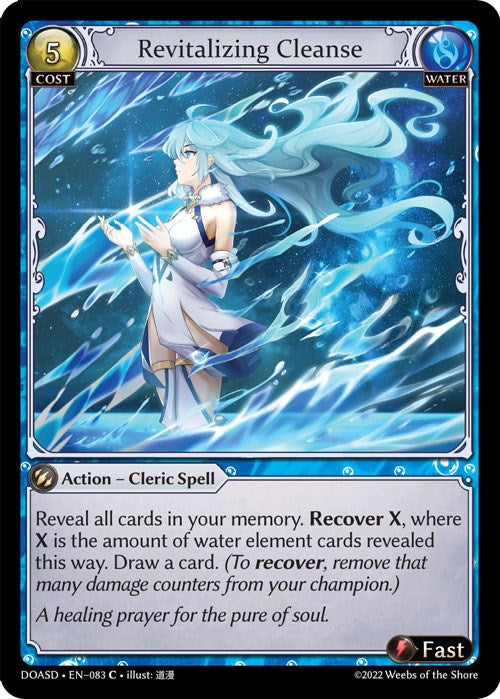 Revitalizing Cleanse (083) [Dawn of Ashes: Starter Decks] | Good Games Adelaide SA