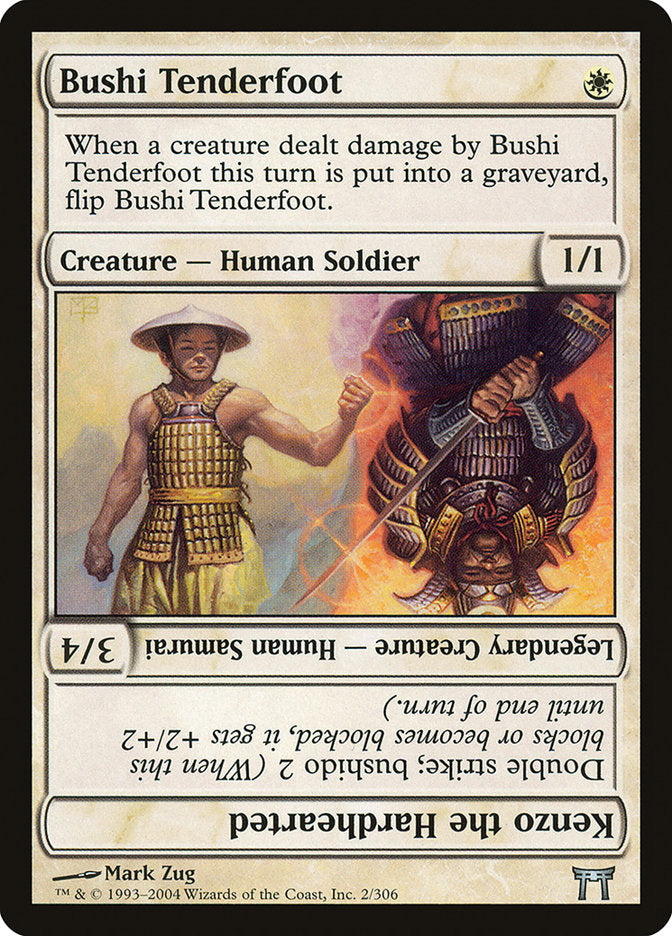 Bushi Tenderfoot // Kenzo the Hardhearted 2 (Champions of Kamigawa)  | Good Games Adelaide SA