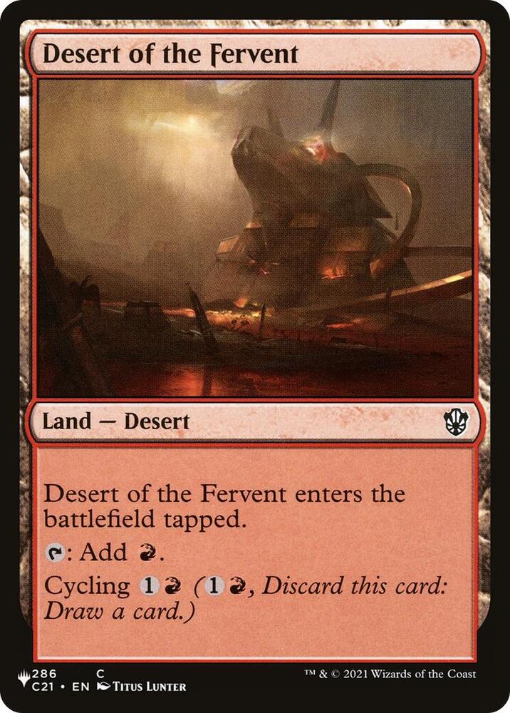 Desert of the Fervent 286/081 (The List Reprints)  | Good Games Adelaide SA