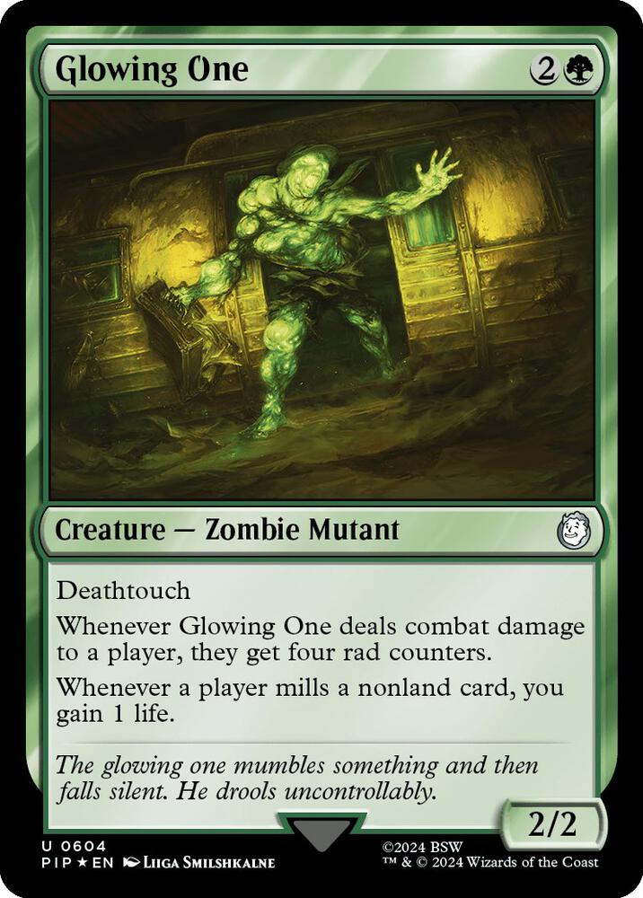 Glowing One Surge Foil 604 (Universes Beyond: Fallout)  - Foil | Good Games Adelaide SA