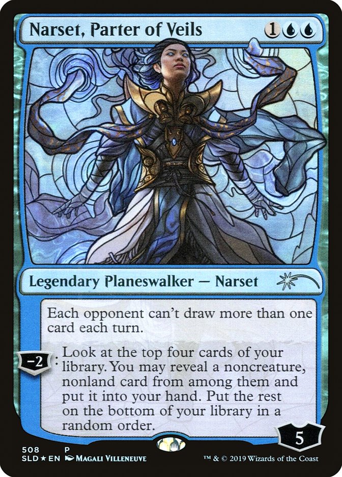 Narset, Parter of Veils (Stained Glass) [Secret Lair Drop Promos] | Good Games Adelaide SA