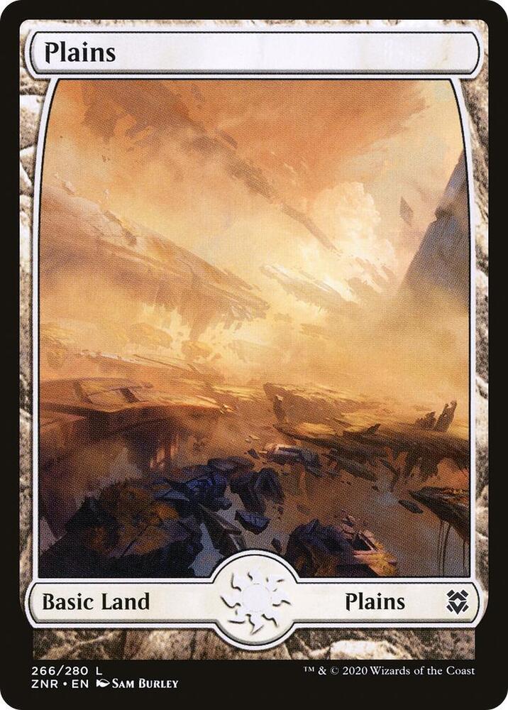 Plains 266 (Zendikar Rising)  - Foil | Good Games Adelaide SA