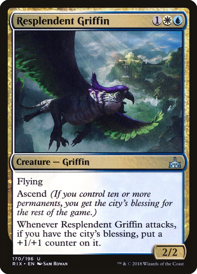 Resplendent Griffin [Rivals of Ixalan] | Good Games Adelaide SA