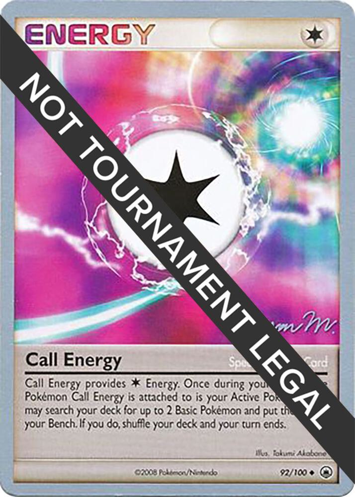 Call Energy 2009 Jason Martinez 92/100 (World Championship Decks)  | Good Games Adelaide SA