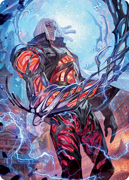 Tezzeret, Betrayer of Flesh Art Card [Kamigawa: Neon Dynasty Art Series] | Good Games Adelaide SA