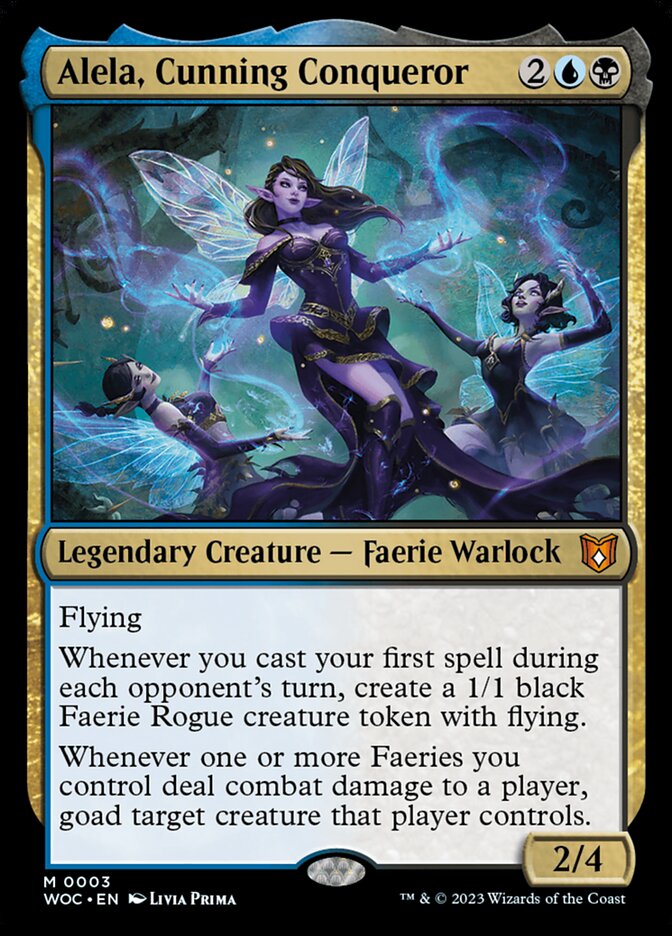 Alela, Cunning Conqueror 3 (Commander: Wilds of Eldraine)  | Good Games Adelaide SA