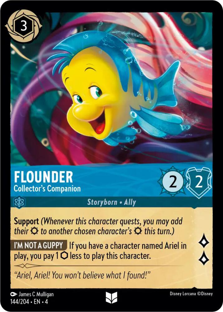 Flounder Collectors Companion 144/204 (Ursula's Return)  | Good Games Adelaide SA