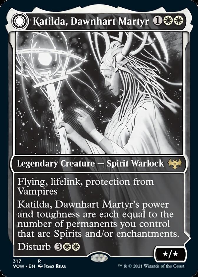 Katilda, Dawnhart Martyr // Katilda's Rising Dawn (Showcase Eternal Night) [Innistrad: Crimson Vow] | Good Games Adelaide SA