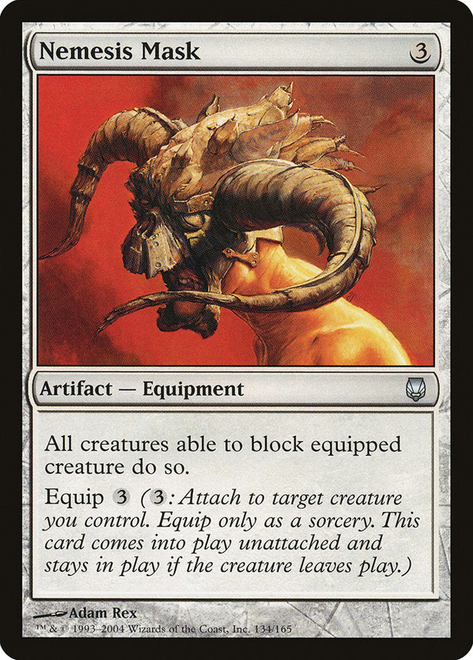 Nemesis Mask 134 (Darksteel)  - Foil | Good Games Adelaide SA