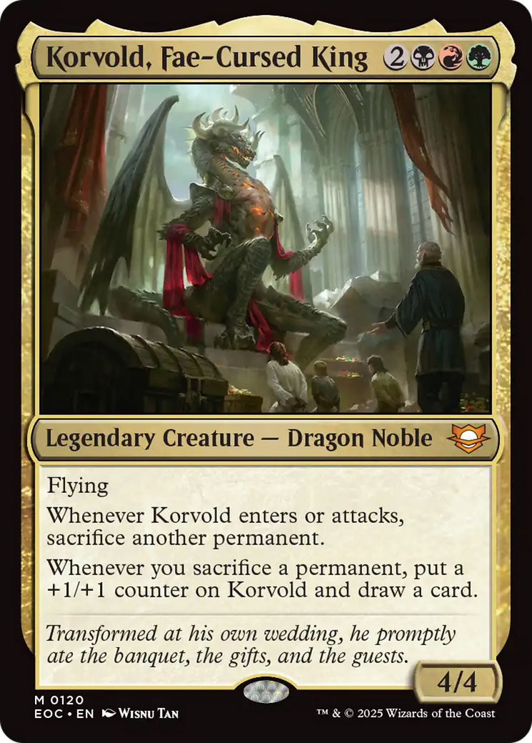 Korvold, Fae-Cursed King [Edge of Eternities Commander] | Good Games Adelaide SA