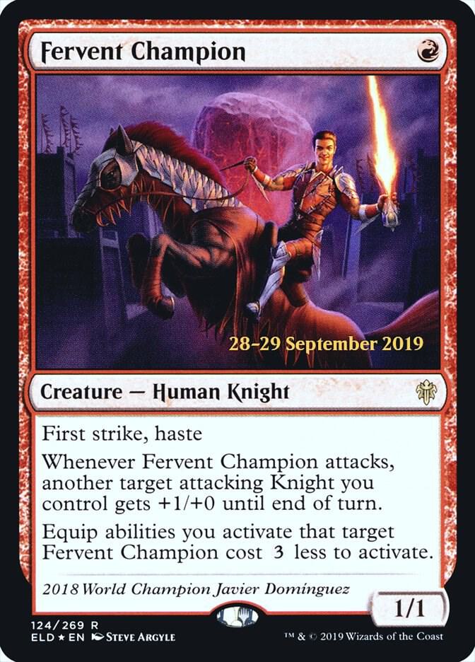Fervent Champion 124 (Prerelease Cards)  - Foil | Good Games Adelaide SA