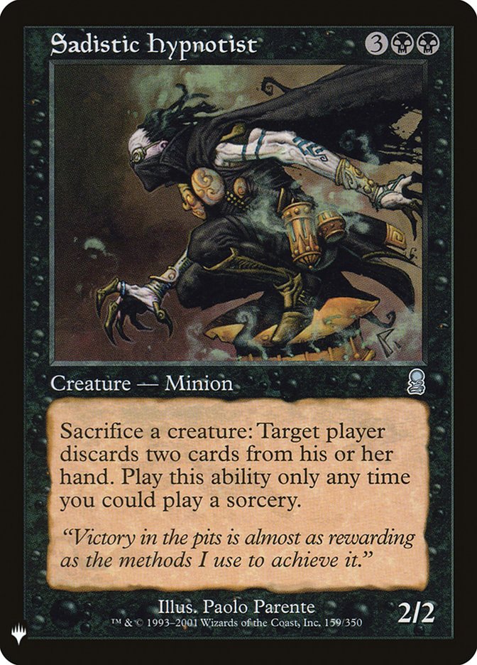 Sadistic Hypnotist [Mystery Booster] | Good Games Adelaide SA