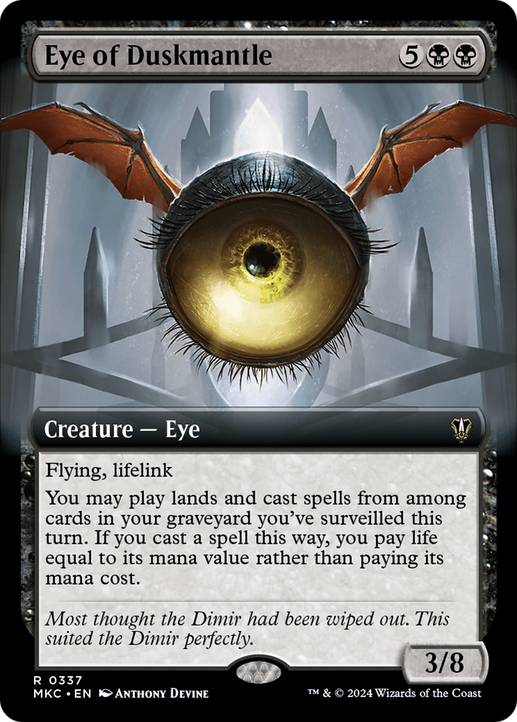 Eye of Duskmantle (Extended Art) [Murders at Karlov Manor Commander] | Good Games Adelaide SA