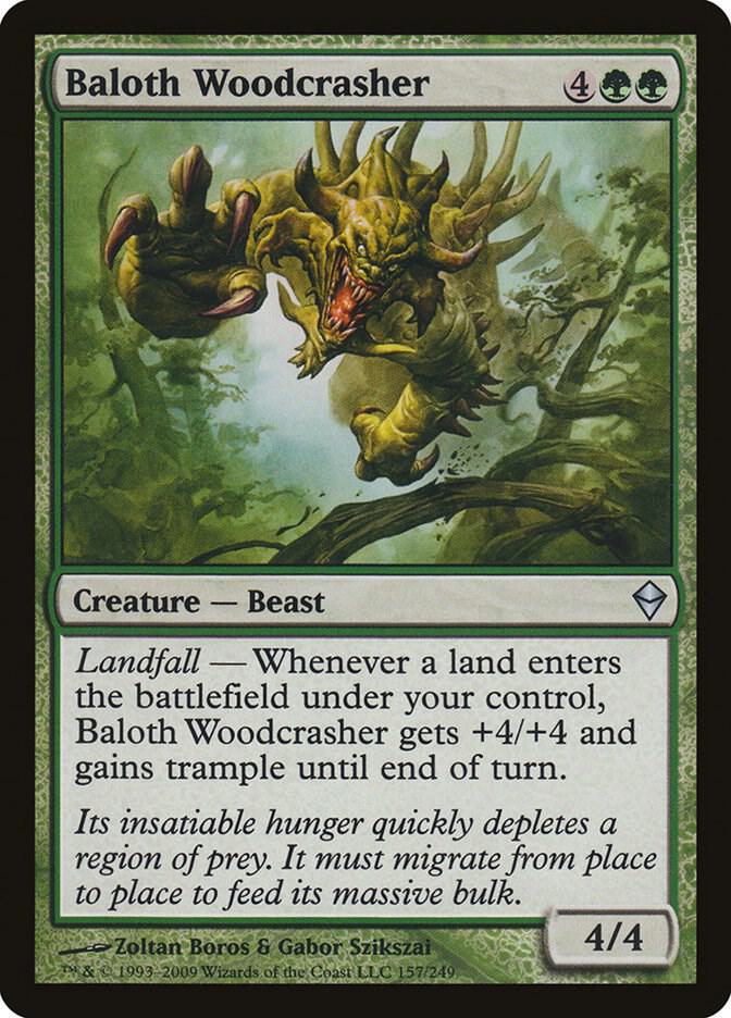 Baloth Woodcrasher 157 (Zendikar)  | Good Games Adelaide SA