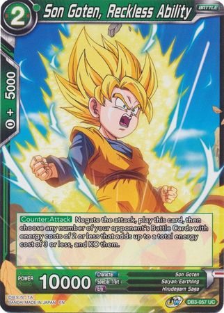 Son Goten, Reckless Ability [DB3-057] | Good Games Adelaide SA