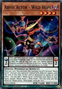 Abyss Actor - Wild Hope [LDS2-EN059] Common | Good Games Adelaide SA