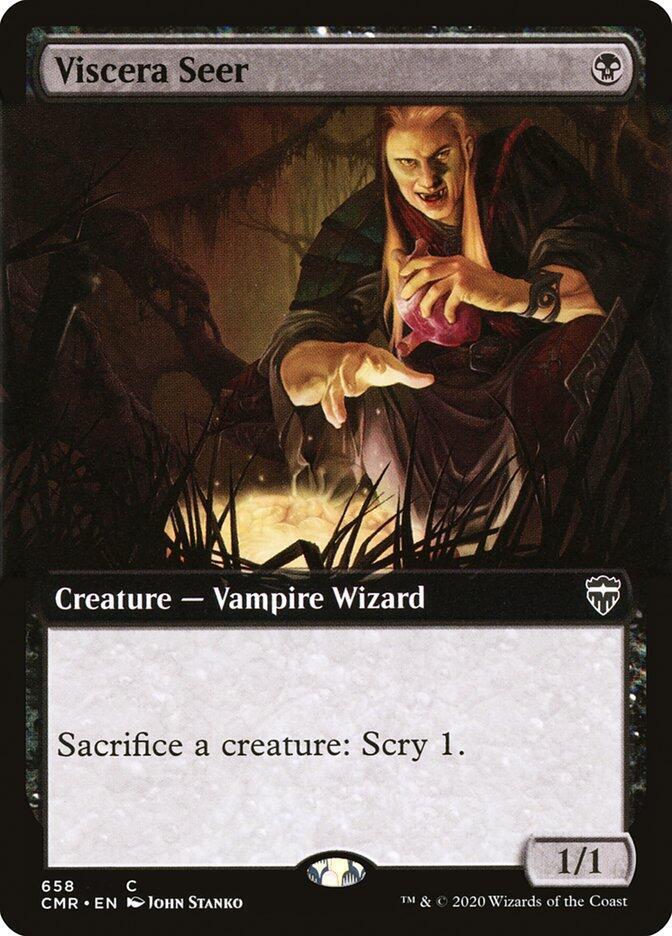 Viscera Seer 658 (Commander Legends)  - Extended Art Foil | Good Games Adelaide SA
