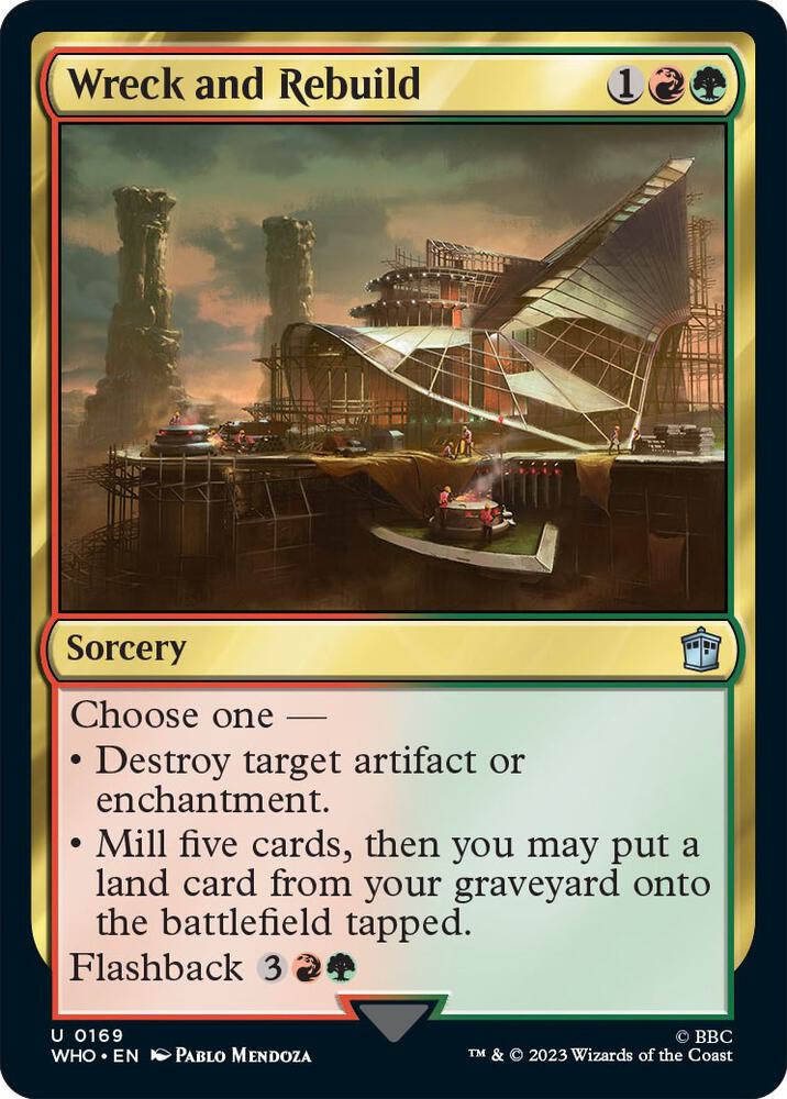 Wreck and Rebuild 169 (Universes Beyond: Doctor Who)  - Foil | Good Games Adelaide SA