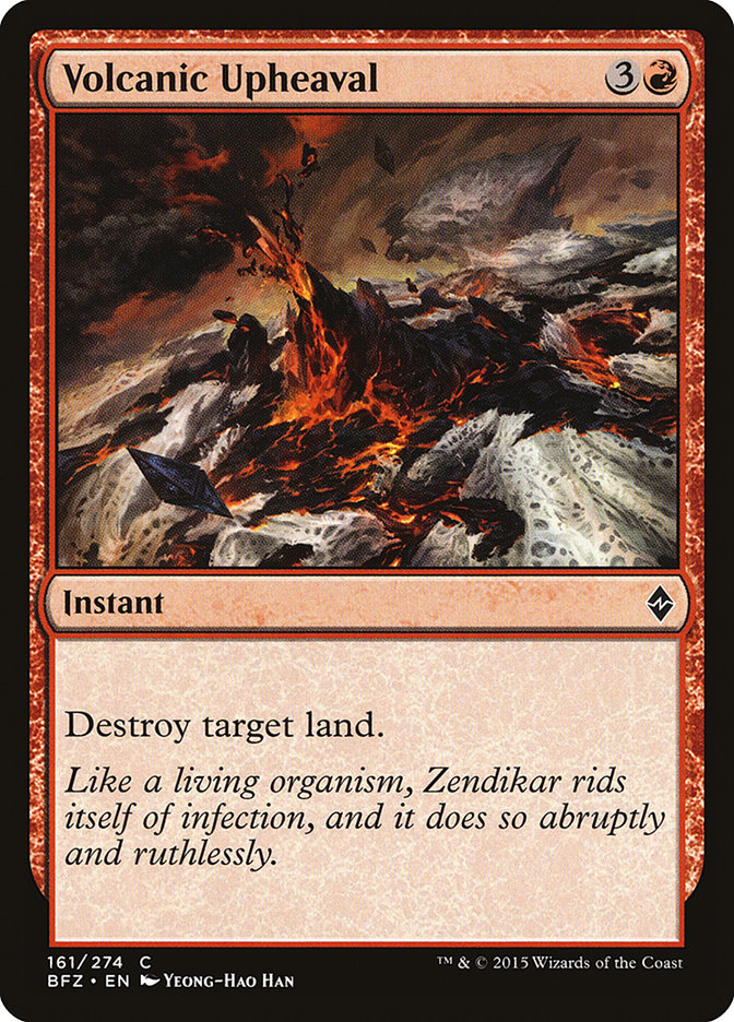 Volcanic Upheaval [Battle for Zendikar] | Good Games Adelaide SA
