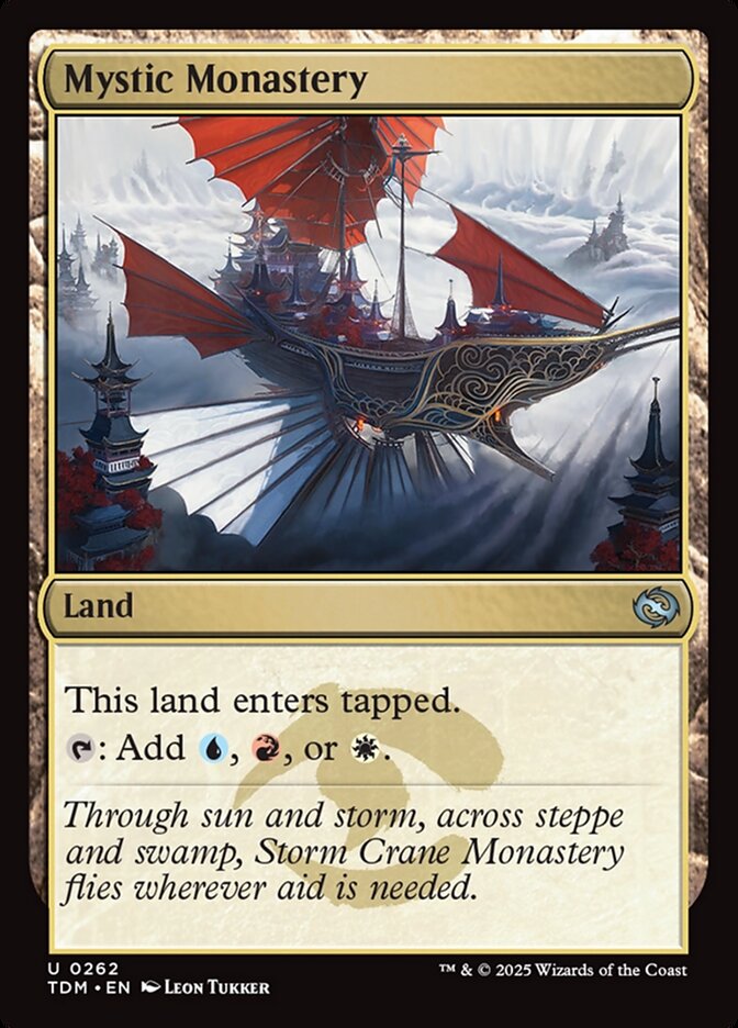 Mystic Monastery 262 (Tarkir: Dragonstorm)  - Foil | Good Games Adelaide SA