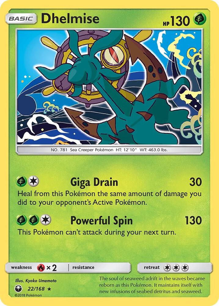 Dhelmise 22/168 (SM - Celestial Storm)  | Good Games Adelaide SA