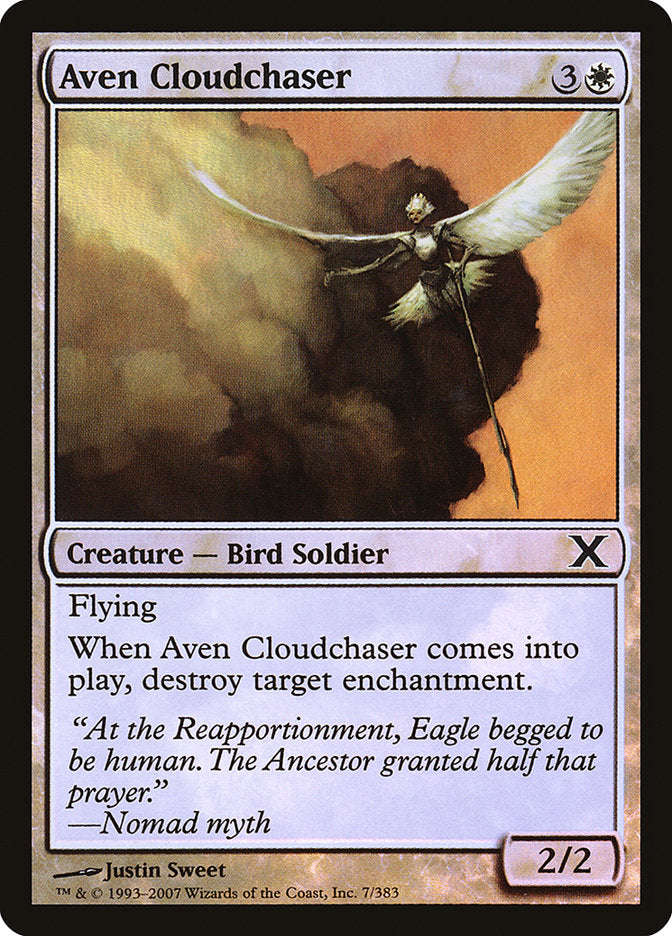 Aven Cloudchaser (Premium Foil) [Tenth Edition] | Good Games Adelaide SA