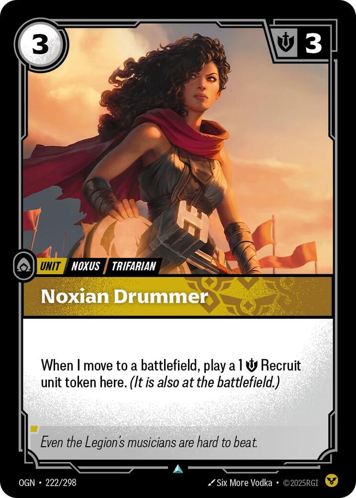 Noxian Drummer 222/298 (Origins)  | Good Games Adelaide SA