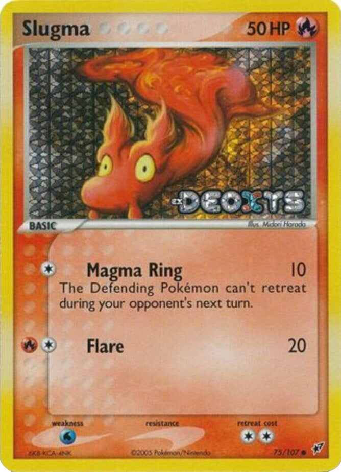 Slugma (75/107) (Stamped) [EX: Deoxys] | Good Games Adelaide SA