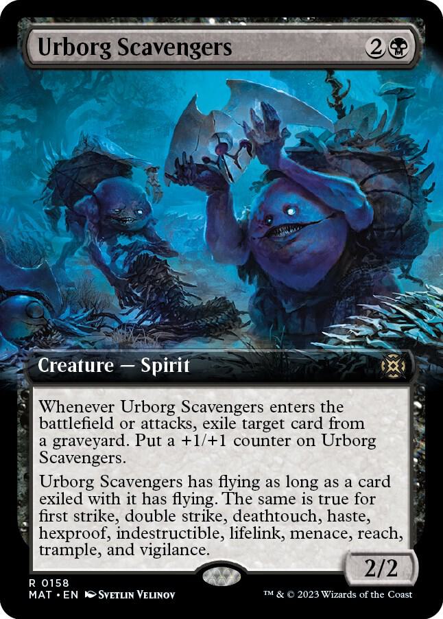 Urborg Scavengers 158/50 (March of the Machine: The Aftermath)  - Extended Art | Good Games Adelaide SA