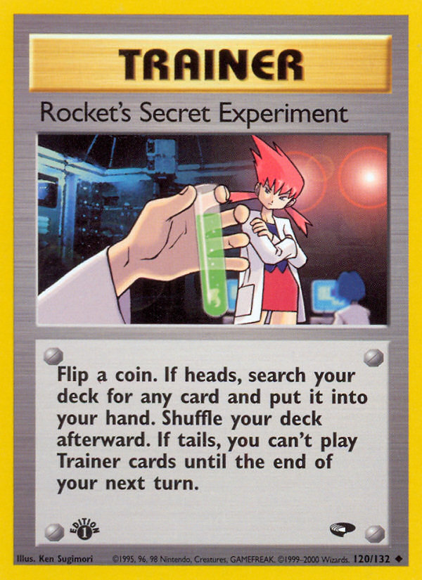 Rocket's Secret Experiment (120/132) [Gym Challenge 1st Edition] | Good Games Adelaide SA