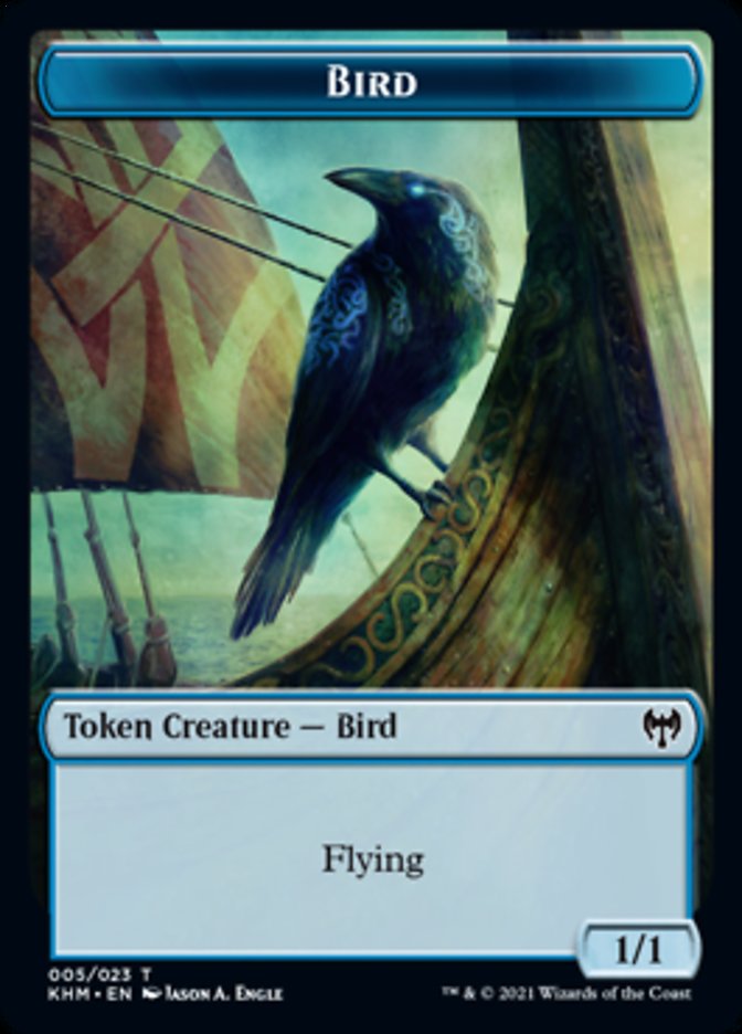 Bird Token [Kaldheim] | Good Games Adelaide SA