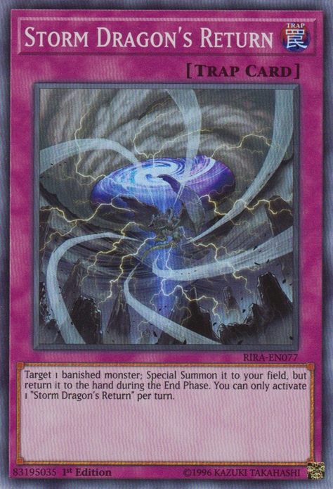 Storm Dragon's Return [RIRA-EN077] Super Rare | Good Games Adelaide SA