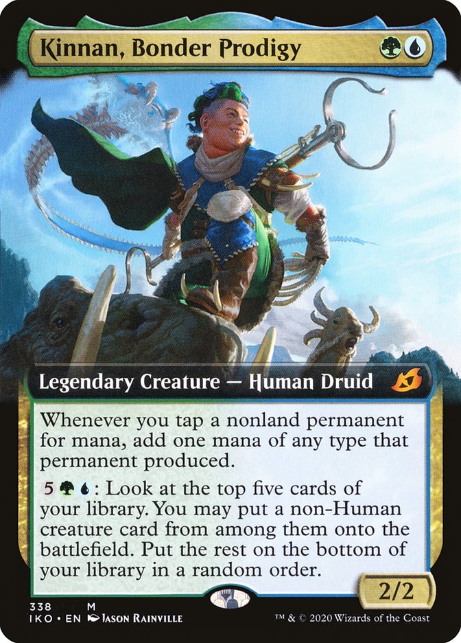 Kinnan, Bonder Prodigy (Extended Art) [Ikoria: Lair of Behemoths] | Good Games Adelaide SA